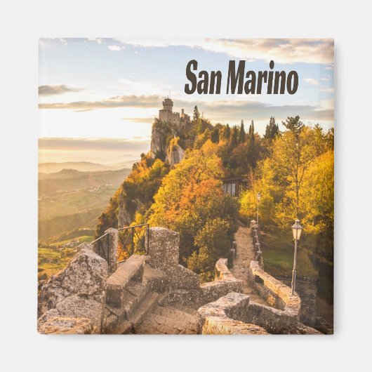San Marino Europa Drei Türme Magnet (Vorne)