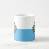 San Marino Flag Keramik Kaffee Tasse (Mittel)