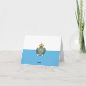 San-Marino-Flagge (Rückseite)