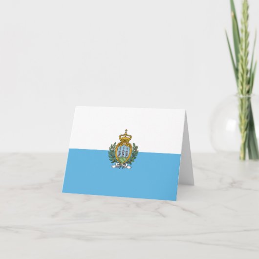 San-Marino-Flagge (Vorderseite)