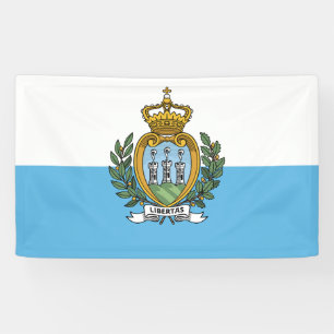 San-Marino-Flagge Banner