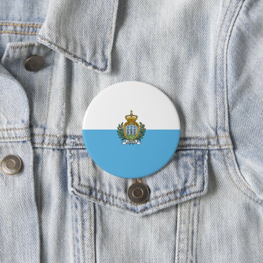 San-Marino-Flagge Button (Beispiel)