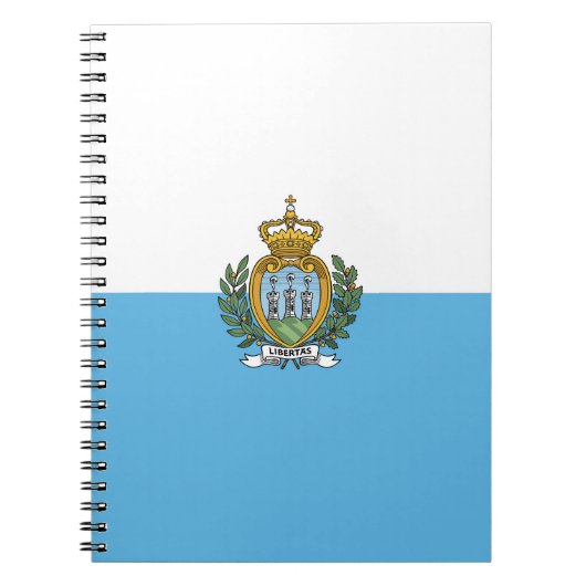 San-Marino-Flagge Notizblock (Vorderseite)