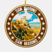 San Marino Keramik Ornament (Hinten)