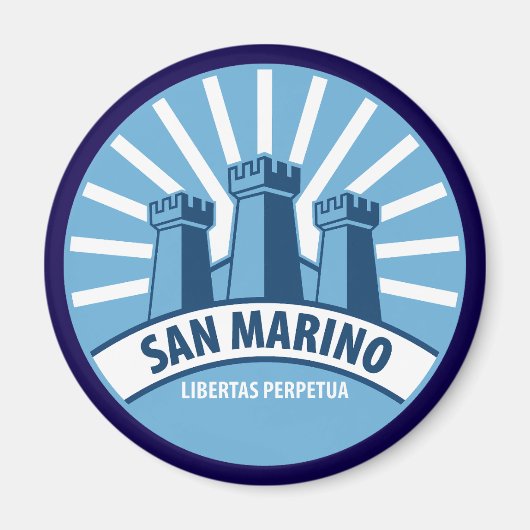 San Marino Libertas Perpetua Magnet (Vorne)