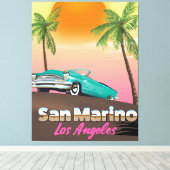 San Marino Los Angeles Leinwanddruck (Insitu (Holzboden))