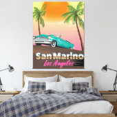San Marino Los Angeles Leinwanddruck (Insitu (Schlafzimmer))