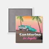 San Marino Los Angeles Magnet (Vorderseite/Rückseite)