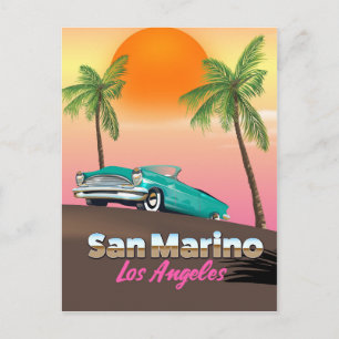 San Marino Los Angeles Postkarte