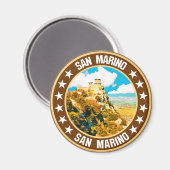 San Marino Magnet (Vorderseite/Rückseite)