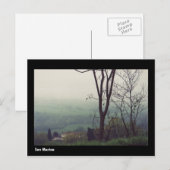 San Marino Postkarte (Vorne/Hinten)