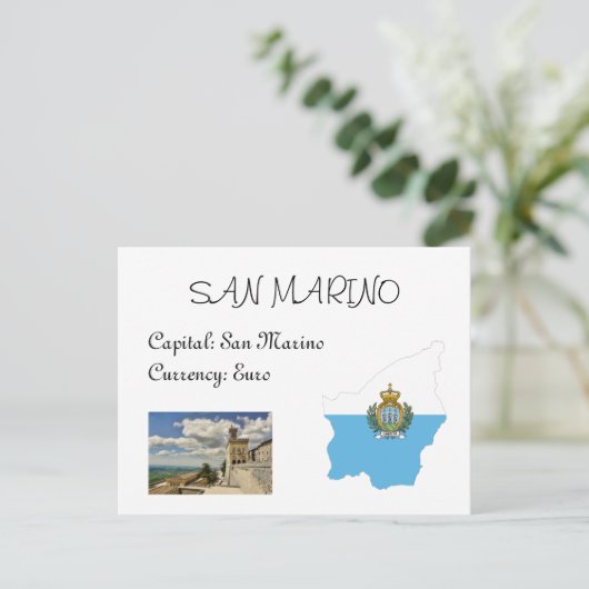San Marino Postkarte (Stehend Vorderseite)