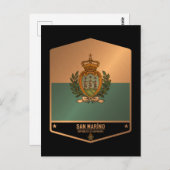 San Marino Postkarte (Vorne/Hinten)