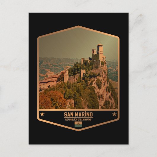 San Marino Postkarte (Vorderseite)
