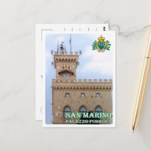 San Marino - Public Building - Postkarte