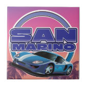 San Marino Sportplakat Fliese (Vorderseite)