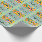 San martin California with abstract art Geschenkpapier (Ecke)