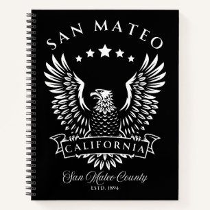 San Mateo California Vintag Eagle Notizblock