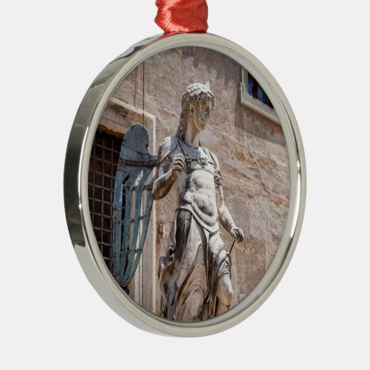 San Michele Kirche Santa Maria delle Grazie Ornament Aus Metall (Rechts)