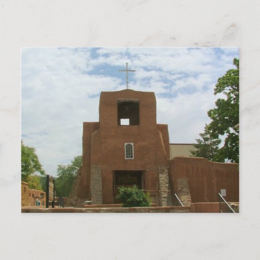 San Miguel Chapel Postkarte (Vorderseite)