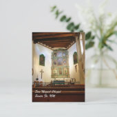 San Miguel Chapel Postkarte (Stehend Vorderseite)