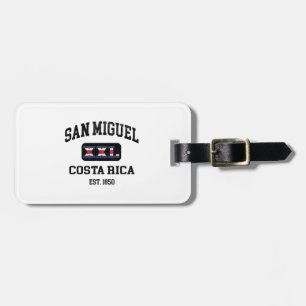 San Miguel, Costa Rica - XXL Athletic Gepäckanhänger