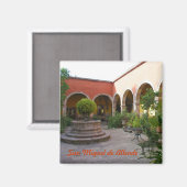 San Miguel de Allende Courtyard Magnet (Vorderseite/Rückseite)