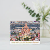 San Miguel de Allende Gebäude und Kirche Postkarte (Stehend Vorderseite)