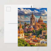 San Miguel de Allende Mexico City Postkarte (Vorne/Hinten)