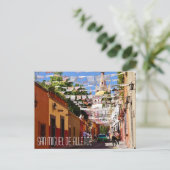 San Miguel de Allende Mexico Postcard Postkarte (Stehend Vorderseite)