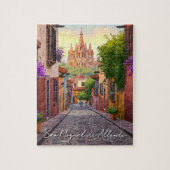 San Miguel de Allende Mexico Reisen Wasserfarbe Puzzle (Vertikal)