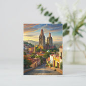 San Miguel de Allende Mexico Street Postkarte (Stehend Vorderseite)