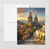 San Miguel de Allende Mexico Street Postkarte (Vorne/Hinten)