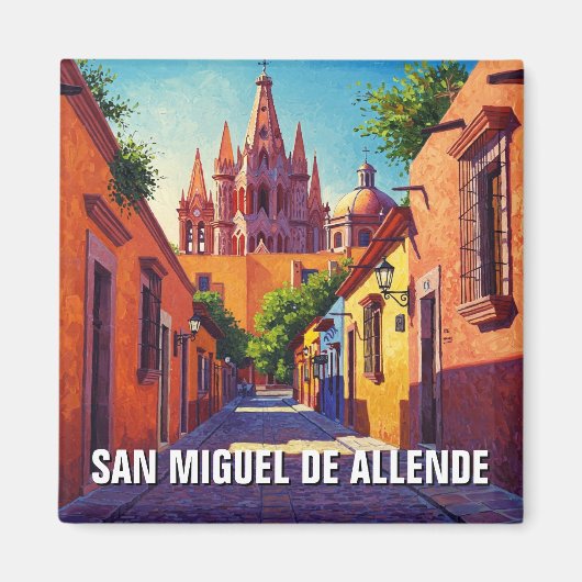 San Miguel de Allende Mexico Travel Magnet (Vorne)