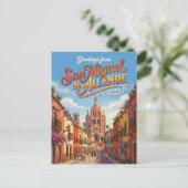 San Miguel de Allende, Mexiko Postkarte (Stehend Vorderseite)
