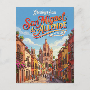 San Miguel de Allende, Mexiko Postkarte