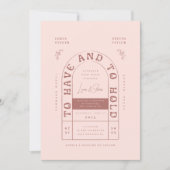 San Miguel Einladung zur Hochzeit (Vorderseite)