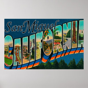 San Miguel, Kalifornien - Große Briefszenen Poster