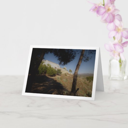 San Miguel Kloster Landschaft, Lliria, Valencia Karte (Orchidee)
