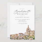 SAN MIGUEL MEXICO Reisebachelorette Itinerary Einladung (Vorderseite)