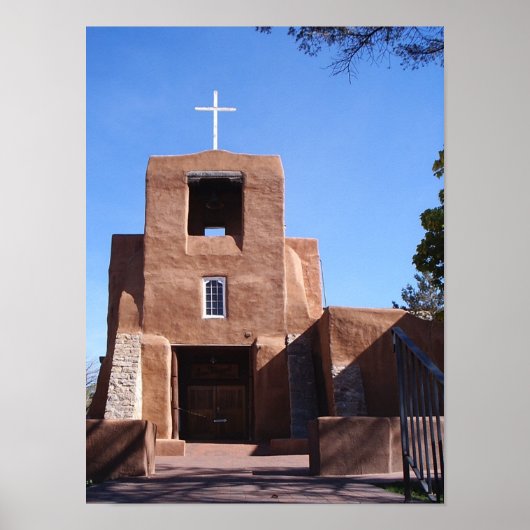 SAN MIGUEL MISSION, SANTA FE NEW MEXICO POSTER (Vorne)