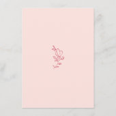 San Miguel Wedding Begleitkarte (Rückseite)