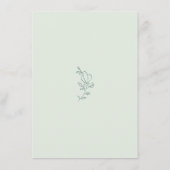 San Miguel Wedding Enclosure Card Begleitkarte (Rückseite)