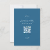 San Miguel Wedding RSVP Card mit QR Code (Rückseite)
