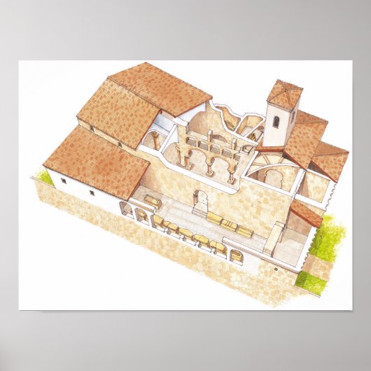 San Millan de la Cogolla. Suso Kloster. La Poster (Vorne)