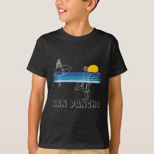 San Pancho Surfen Strand Surfer Junge Mädchen T-Shirt