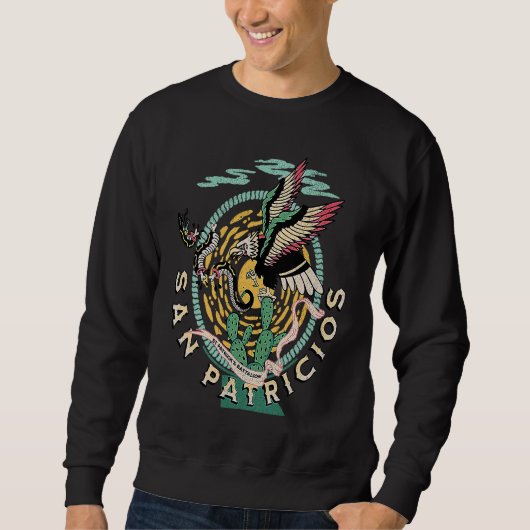 San Patricios Bataillon des heiligen Patrick Sweatshirt (Vorderseite)