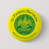 San Patricios Saint Patrick Battalion Button (Vorderseite)
