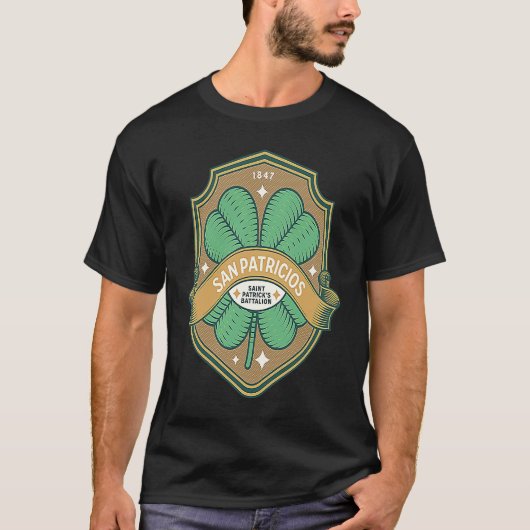 San Patricios Saint Patrick's Battalion 1 T-Shirt (Vorderseite)