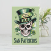 San Patricios St. Patrick's Bataillon Karte (Stehend Vorderseite)